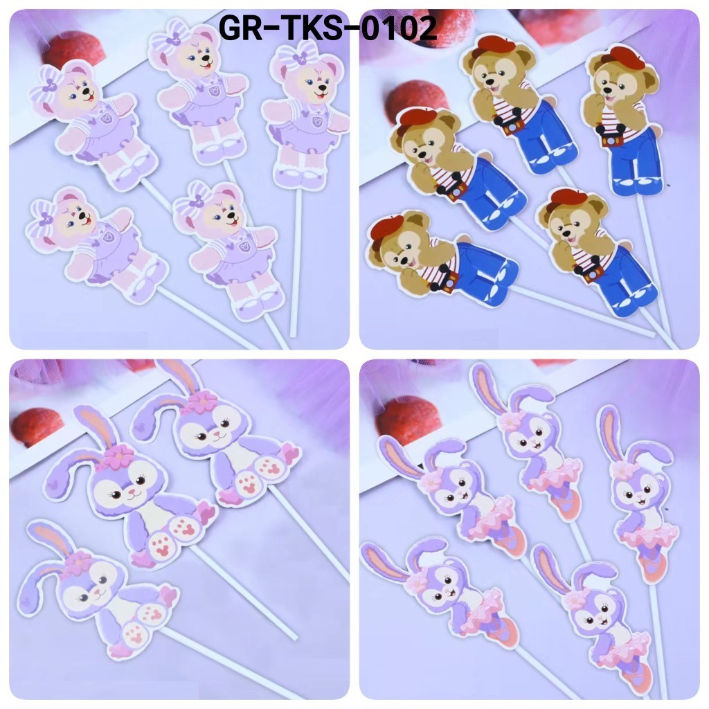 GR-TKS-0102 Adorno Para Tarta De Papel stella lou linabel duffy sheilie ...