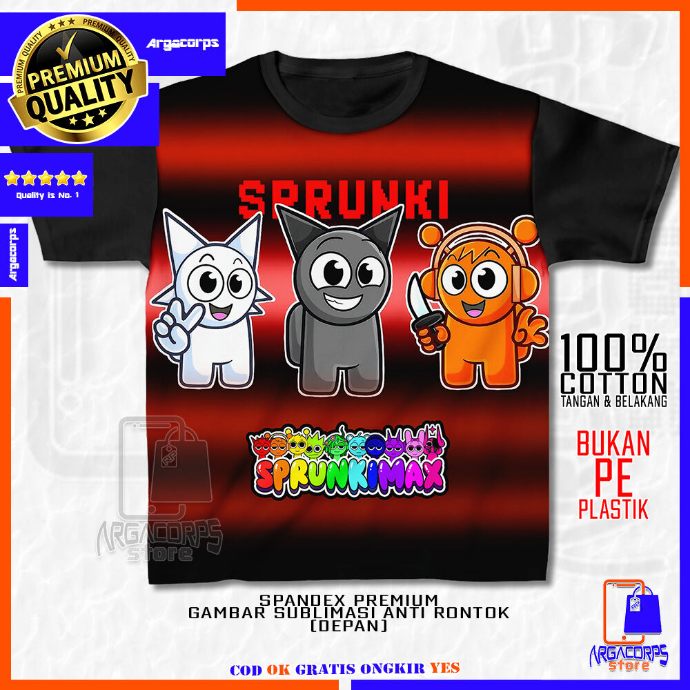 Camisetas Infantiles 3D , Ropa Infantil Sprunki Art 9 De Distro ...