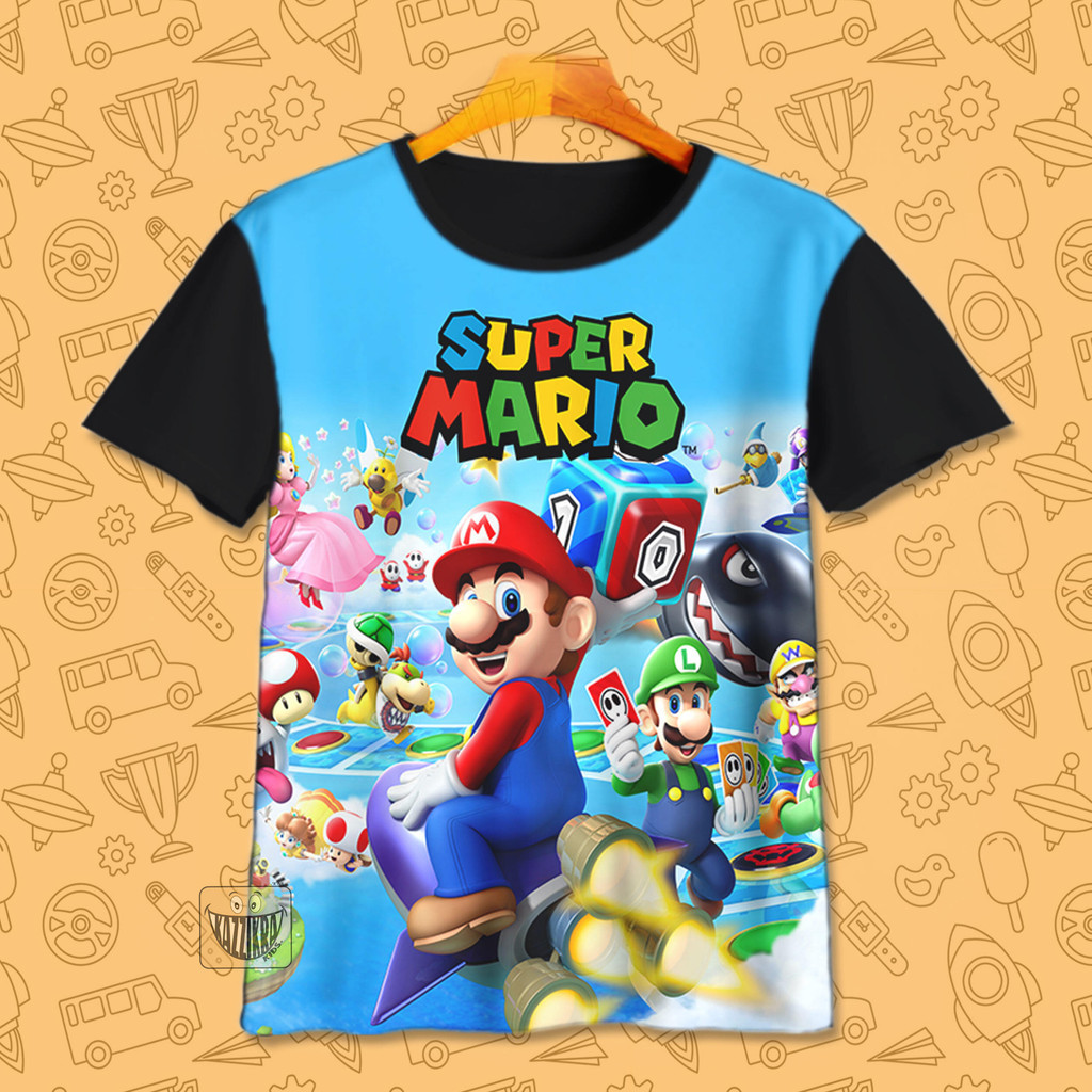 2026 Nuevas Camisetas De Los Niños Super Mario Bros Juego De Dibujos ...