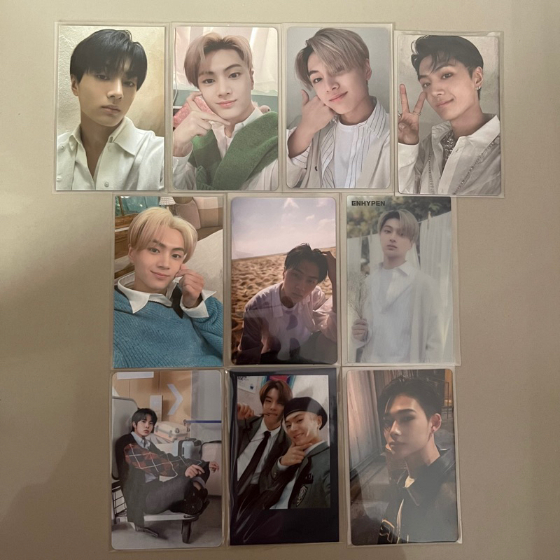 Enhypen Oficial PC PHOTOCARD JAY JAKE HEESEUNG NIKI RIKI RPC GGU 2021 ...