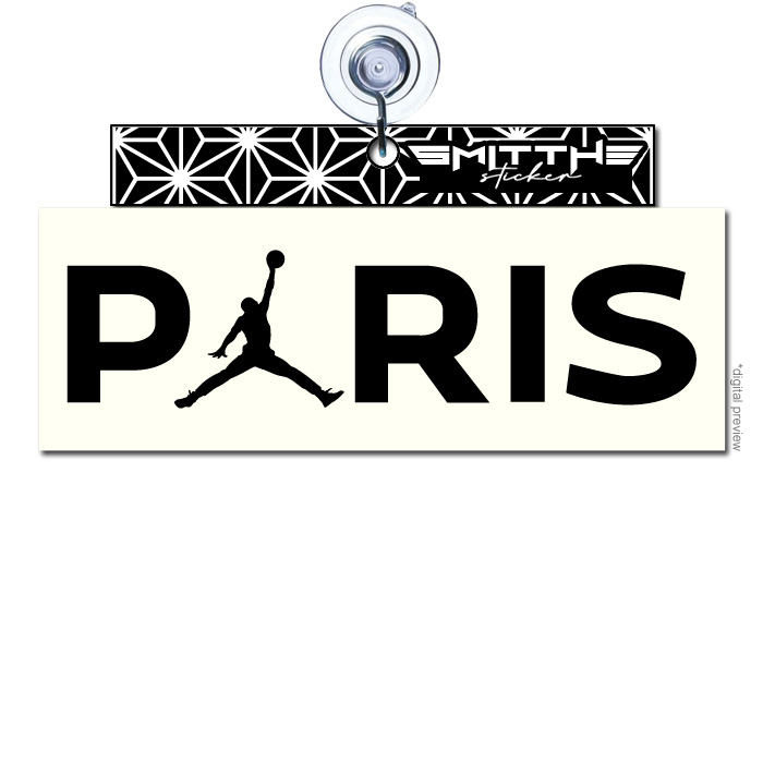 Psg Jordan Logo Paris Pegatina De Corte Para El Coche De La