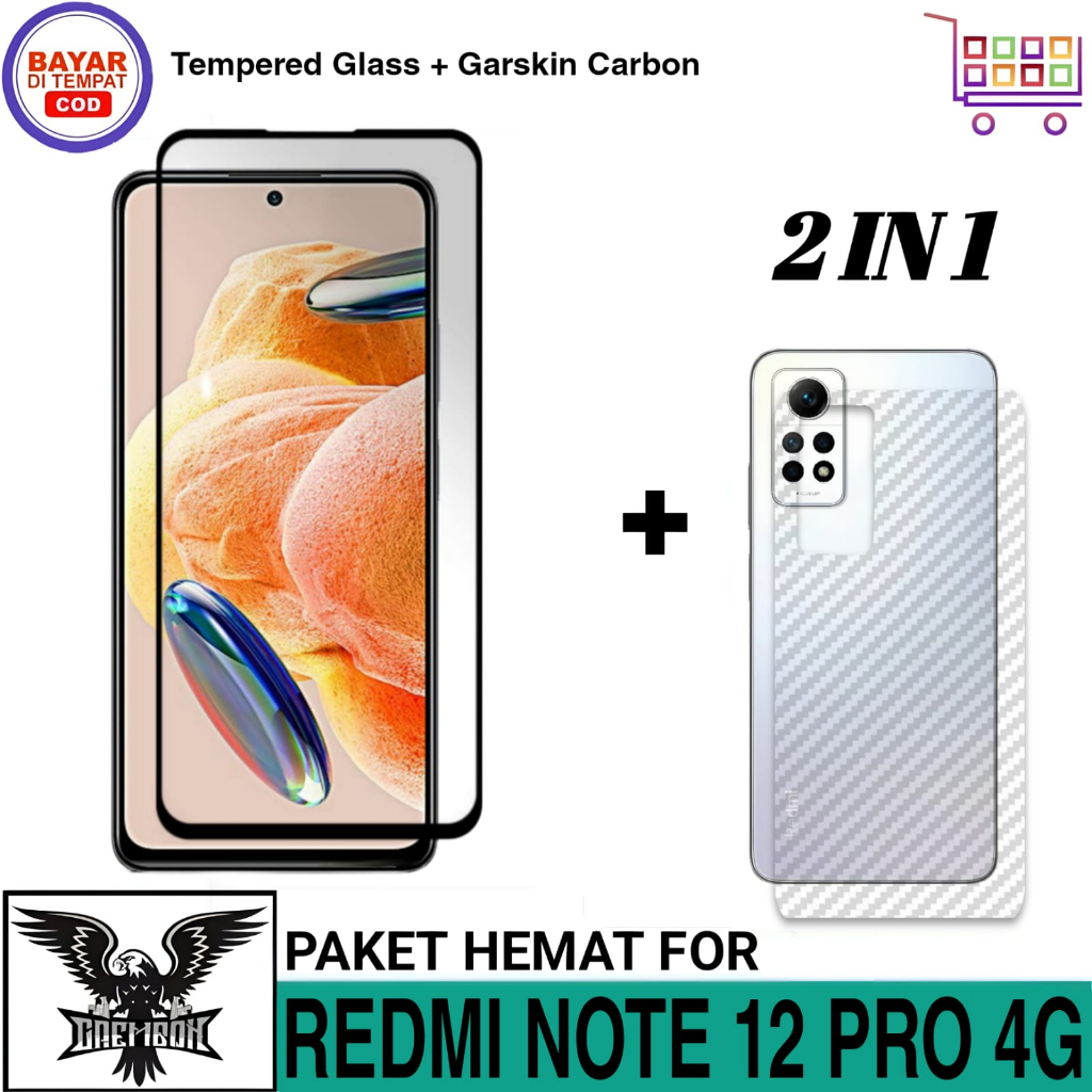 HD Protective Glass Redmi 12 4G/5G Screen Protectors Redmi Note 12 Pro  Tempered Glass & Camera Lens Film Redmi Note 12S Pelicula Cristal Templado  For