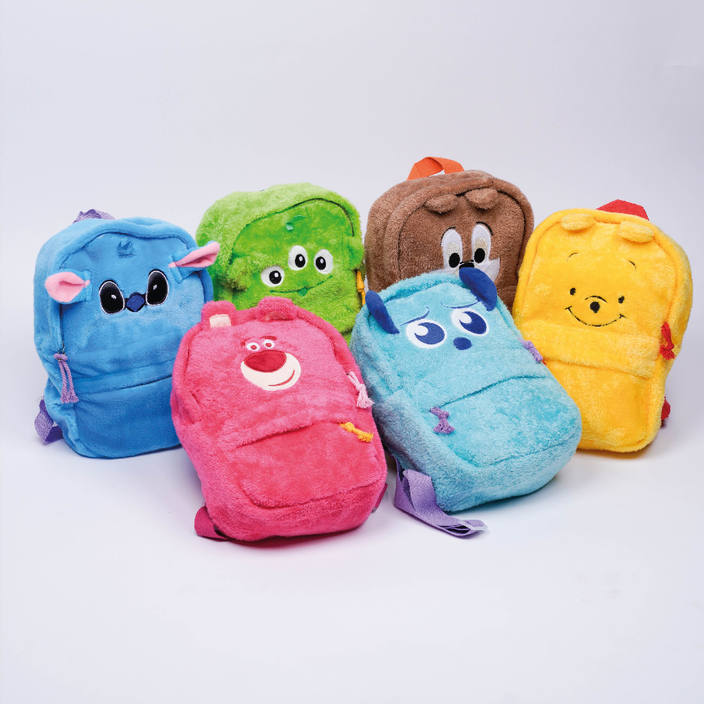 Boo Mochila Disney Peluche Personaje Lotso Monster Mini Inc Pooh Viral ...