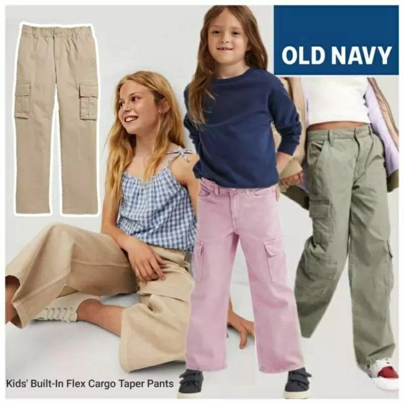 Phi202 pantalones Cargo Old Navy Unisex niñas niños