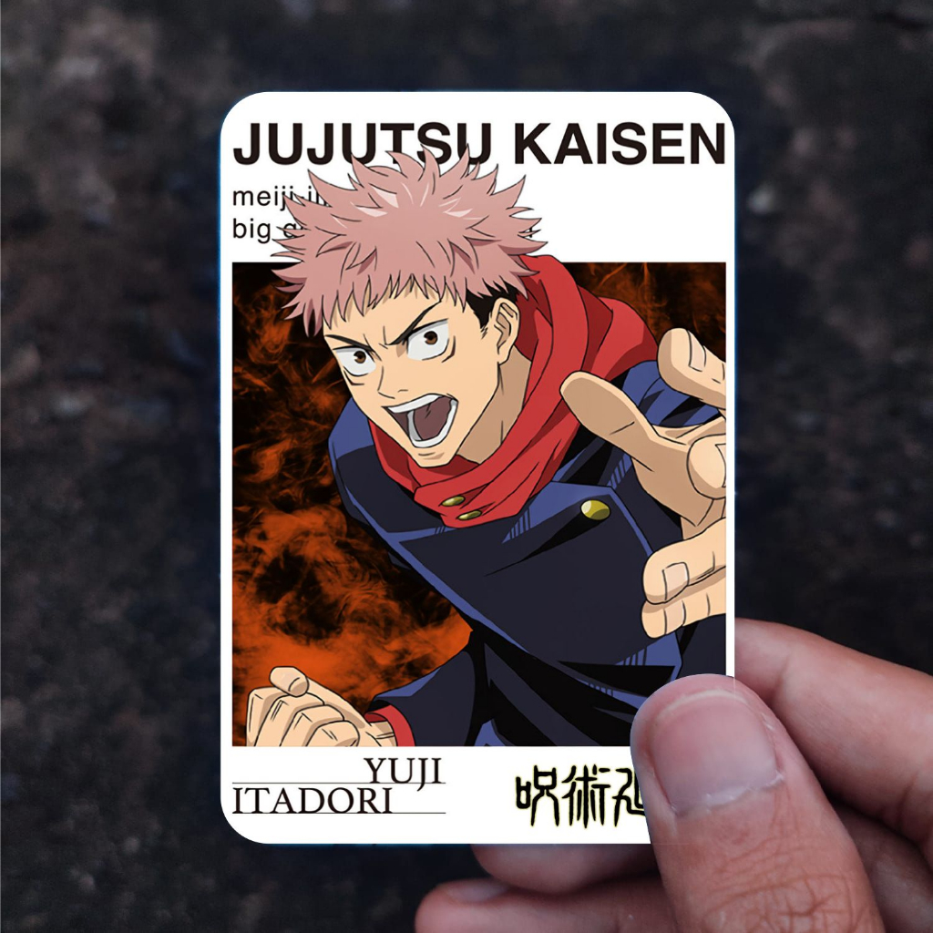 Jujutsu Kaisen Anime Photocard-Itadori Personaje Card-Fushiguro ...