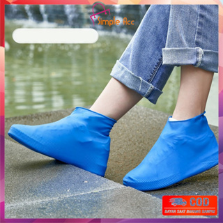 Cubierta impermeable para zapatos de silicona resistente al agua unisex  protectores de zapatos botas de lluvia (pequeño, negro)