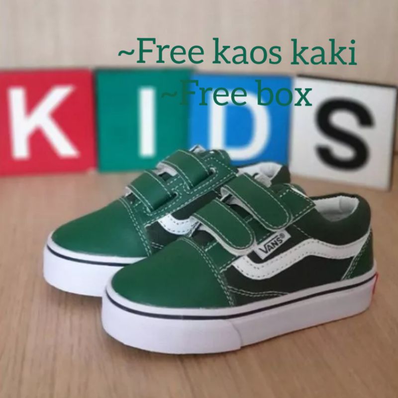 Vans verde outlet bebe