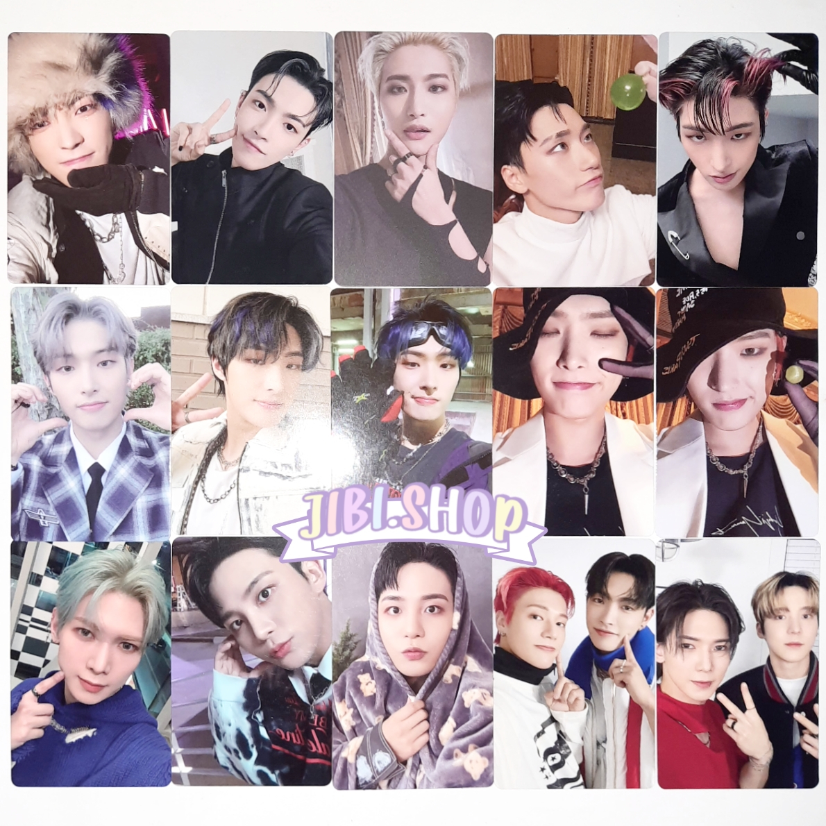 (tarjeta Fotográfica) ATEEZ hongjoong seonghwa yunho yeosang san mingi