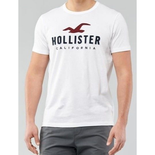 Camiseta hollister casual logo california outfit style Shopee Colombia