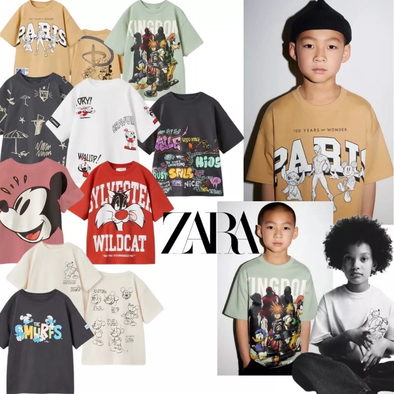 Zara niños camisetas sale