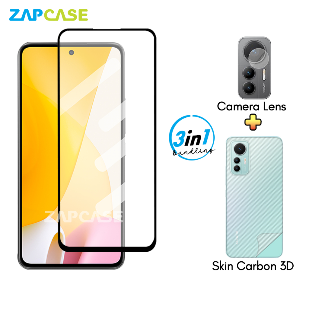 Funda Poco F3 Protector Pantalla Cristal Camara Skin Tapa