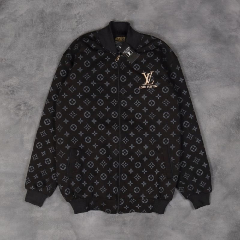 Chaqueta supreme x LV Importación/Sudadera Louis Tiedyen Negro