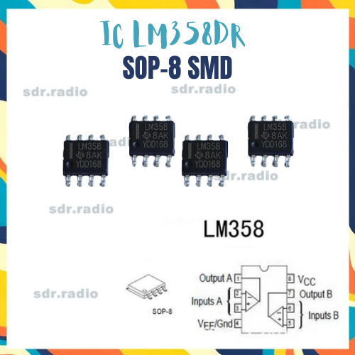 LM358 SMD IC Amplificador Operacional LM358 | Shopee Colombia