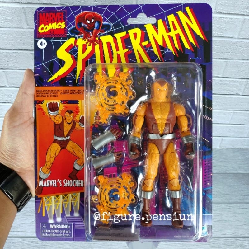 Figura De Acción MARVEL SPIDERMAN SHOCKWAVE - Edición Extremadamente Rara