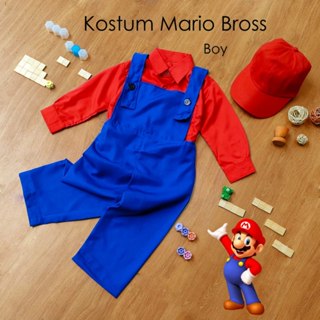 Disfraz de pareja de Súper Mario Bros para adulto