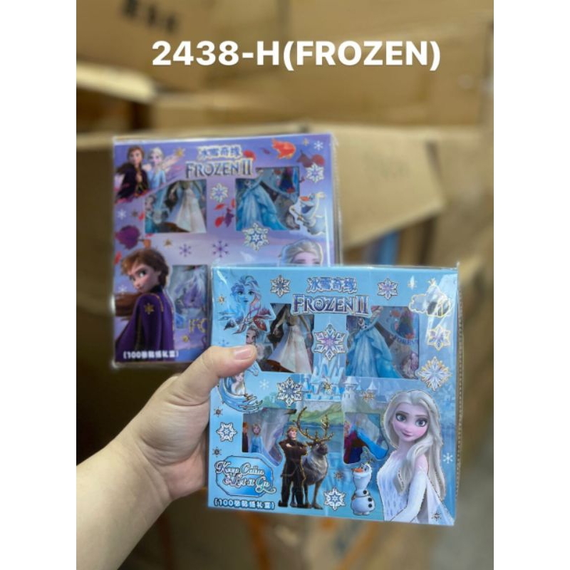 100 pegatinas de vinilo impermeables de Frozen de Disney, para