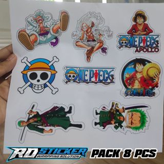 pack De Pegatinas One Piece Luffy Gear 5/Sticker naruto Anime Dragon ball Z  Nezuko Sukuna Waterproof case hp Helmet laptop