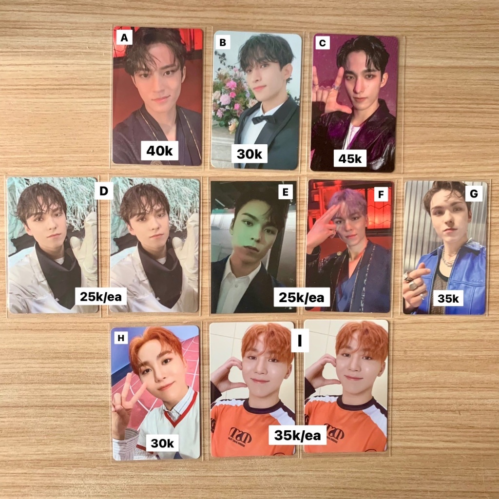 Tarjeta Fotográfica Oficial PC Mingyu Dokyeom DK Vernon Seungkwan ...