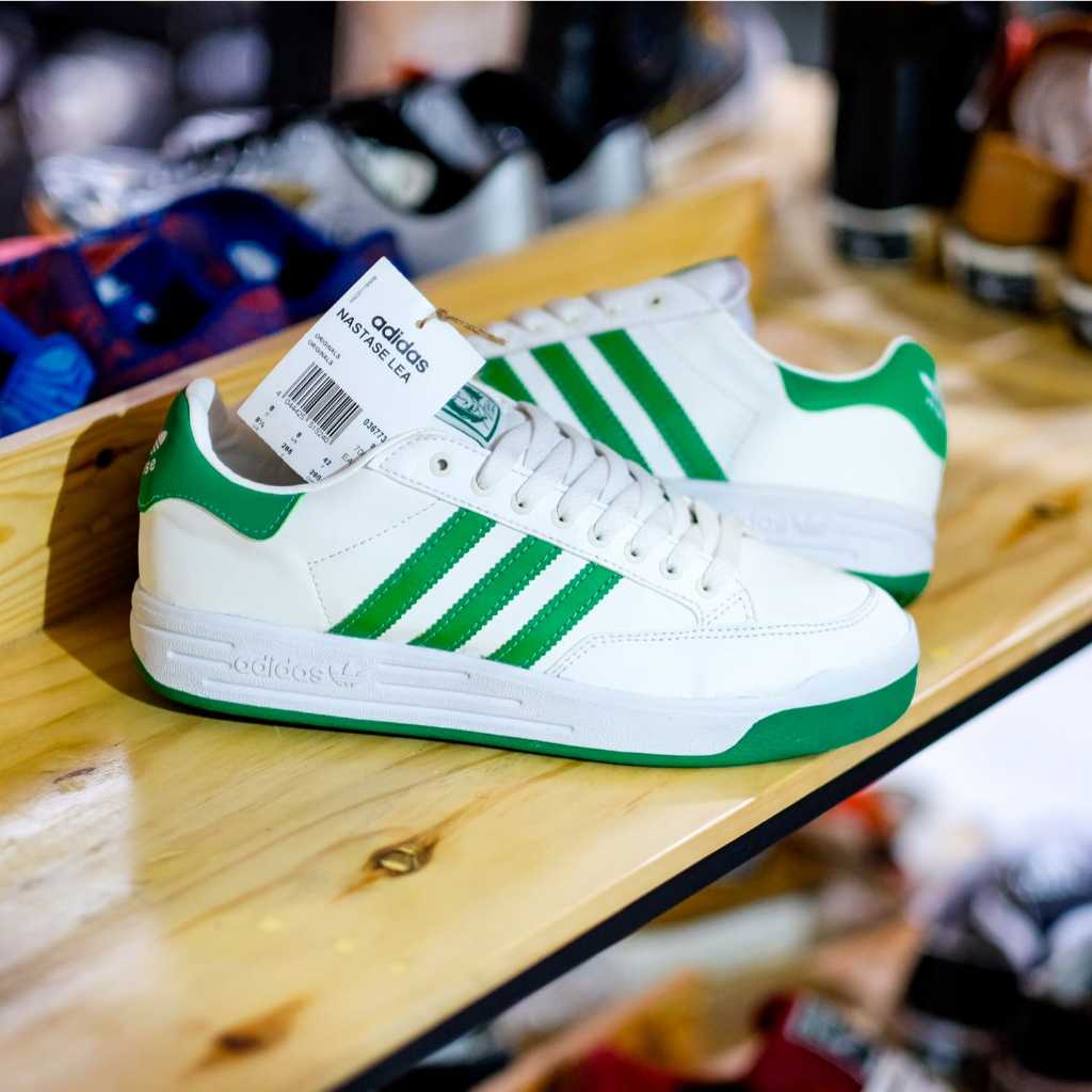 Adids NASTASE LEA Blanco Verde Zapatillas De Deporte Para Hombre Zapatos Frescos Nuevos