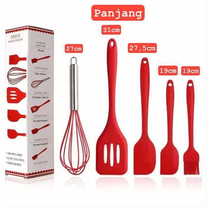 Juego Utensilios De Cocina Silicona Ideal Para Teflon