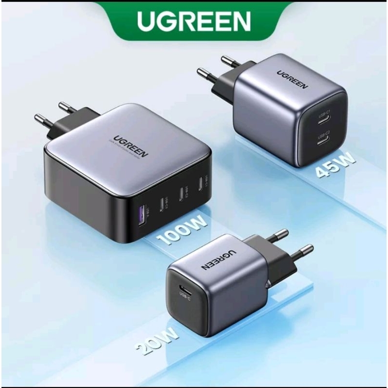 Cargador USB-C y Cable Lightning UGREEN Carga Rápida 18w