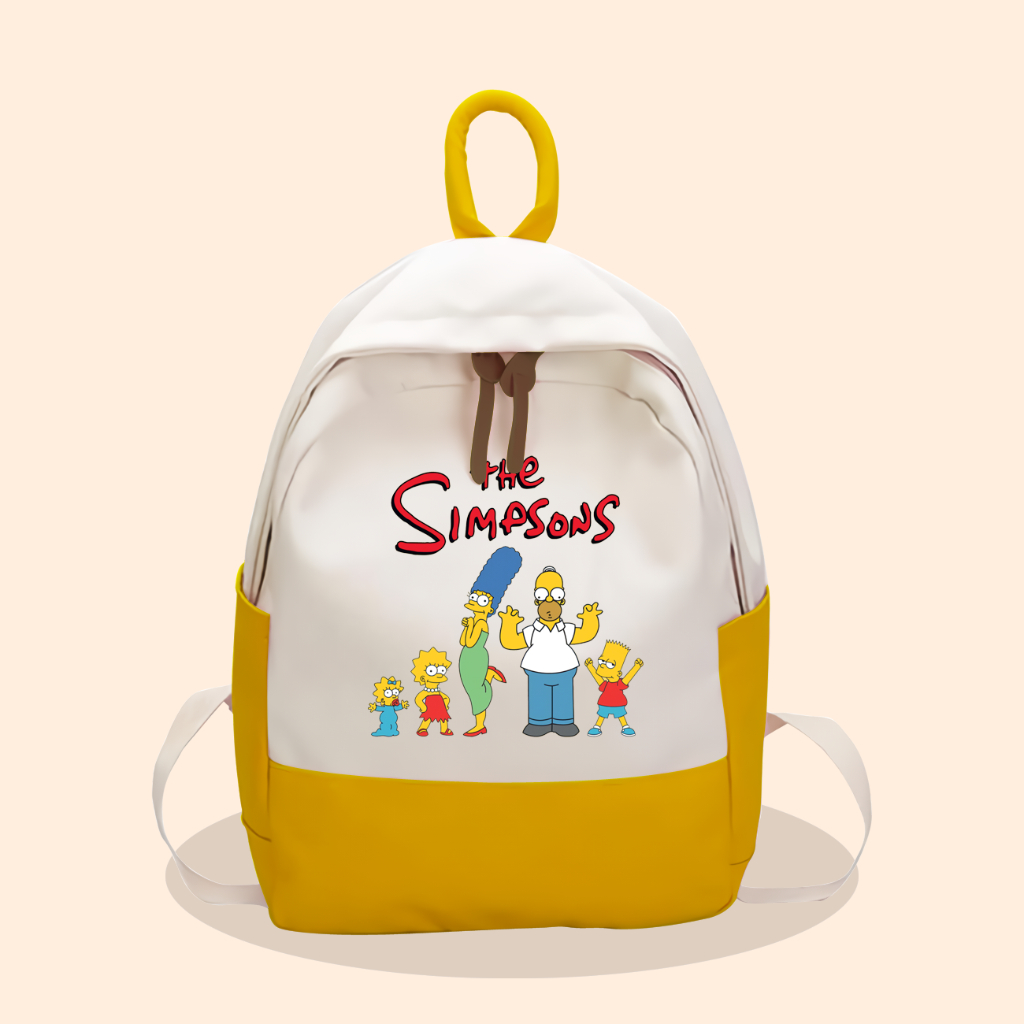 Los Simpsons Bolsa Para Niños Mochila Escolar Para Niñossuéter Bandung
