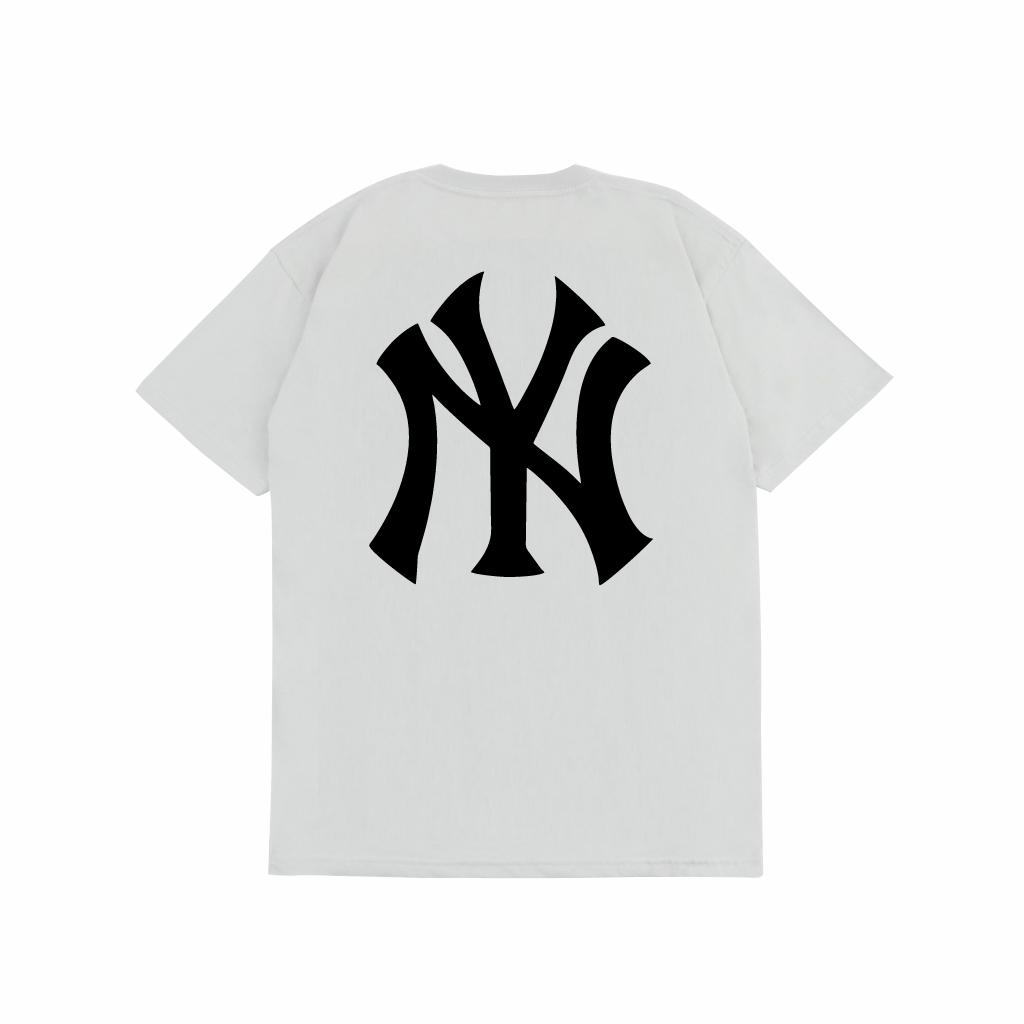 New Era MLB NEW YORK YANKEES HALF LOGO HOODY - Jersey con capucha - black /white/negro 