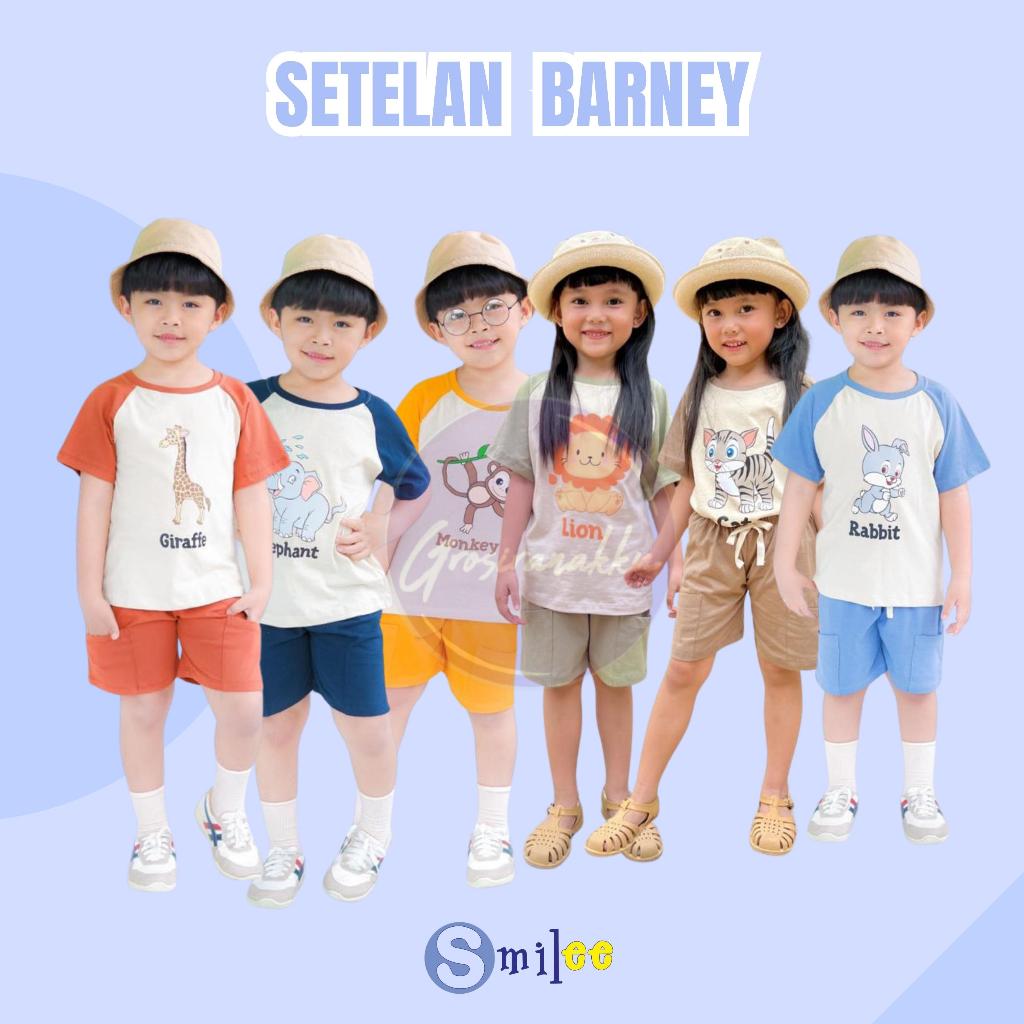 Barney Smilee Conjunto Unisex Para Niños Mezcla De Colores Tamaño 1-5 ...