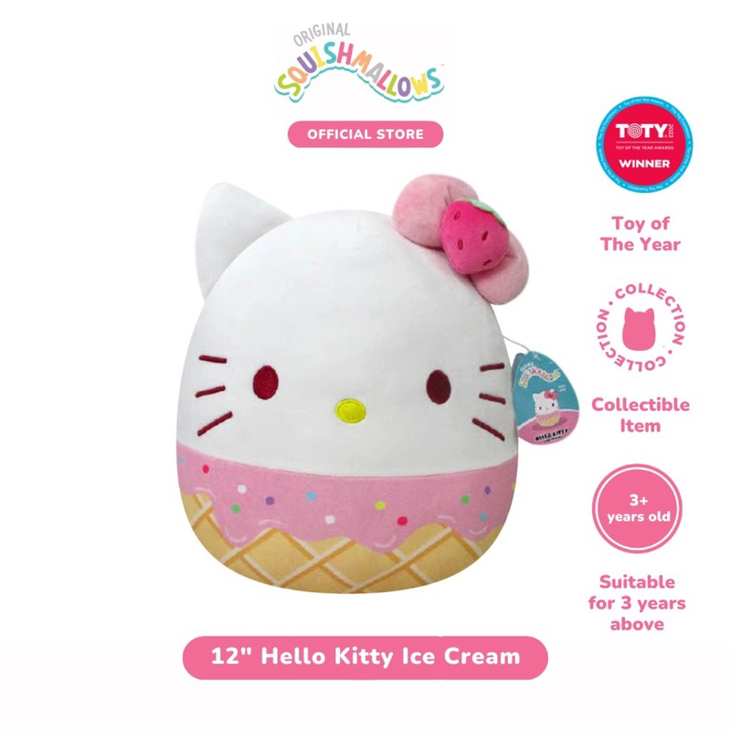 Peluche Hello Kitty rosa Squishmallows