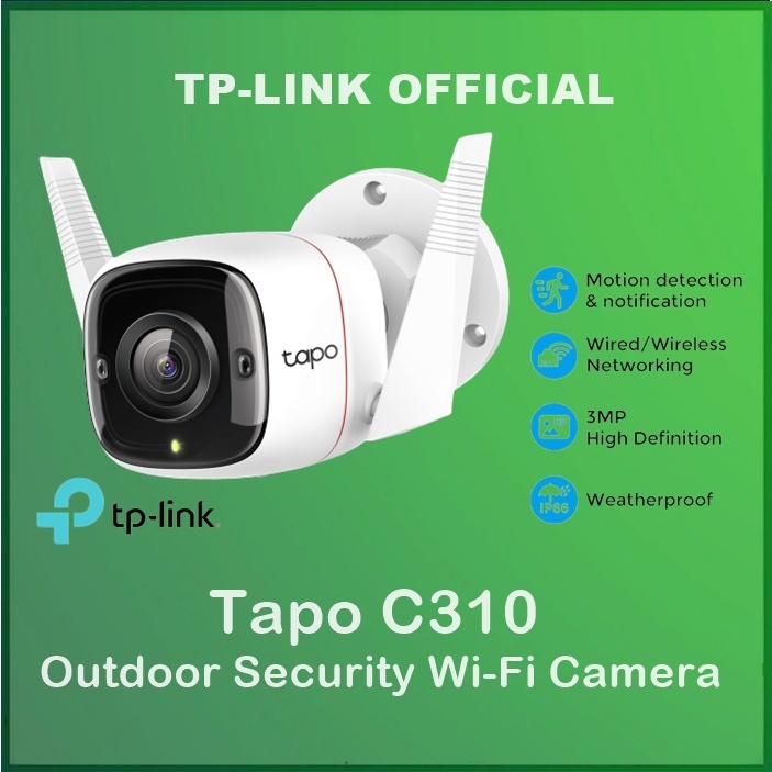 Cámara de Vigilancia TP-Link Tapo C310 para exterior de 3MP TP-Link TAPO  TAPO C310