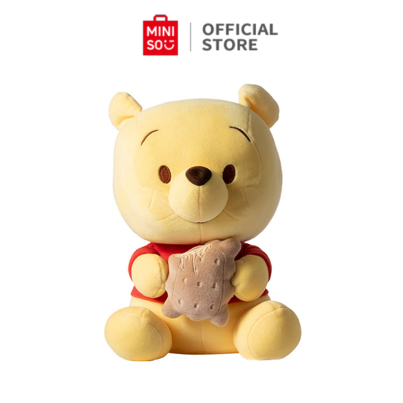 Miniso TOY Winnie the Pooh Muneca Sentada Sosteniendo Galletas Juguete De Felpa Linda Regalo Del Dia De San Valentin De Los Ninos Shopee Colombia