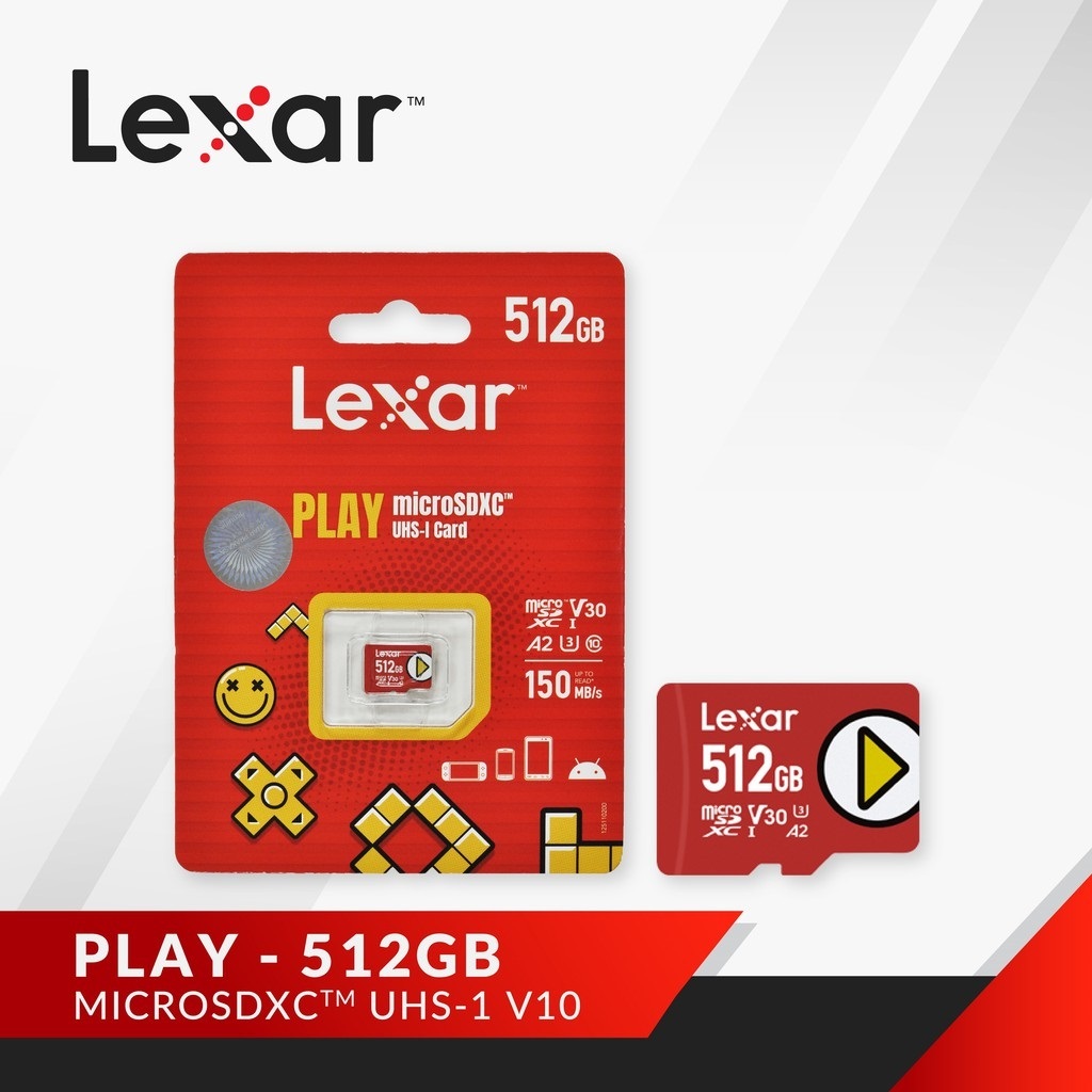 Tarjeta de Memoria Lexar Play Micro SDXC 128Gb 150Mb V10 S/adap