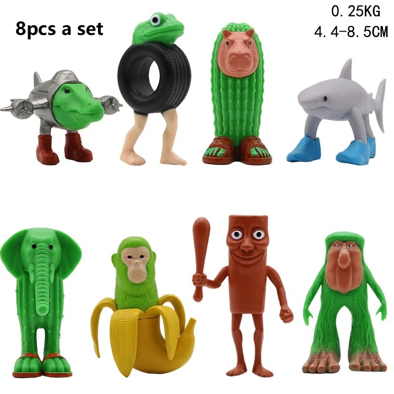 Figura Tralalero Tralalala Da Collezione: Personaggio Stampato In 3D Con Articolazioni Mobili, Decorazione Da Scrivania Divertente - 3