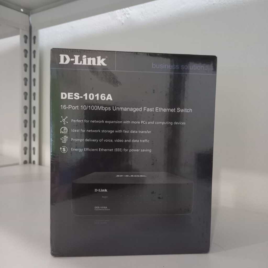 Dlink DES 1016A HUB De Interruptores 16 Puertos 10/100Mpbs | Shopee ...