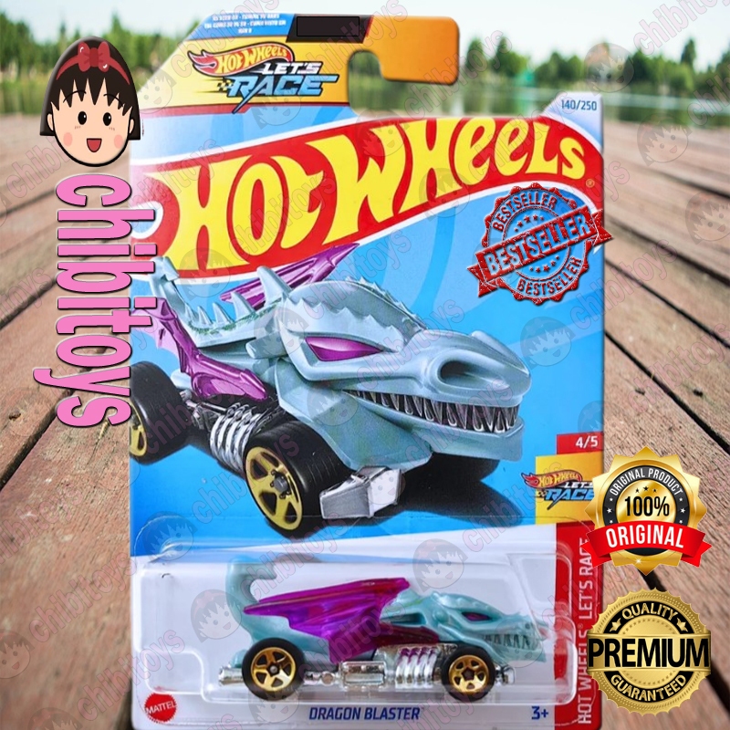 Hot Wheels Dragón Blaster Azul Bebé 2024 Coche De Carreras Diecast ...