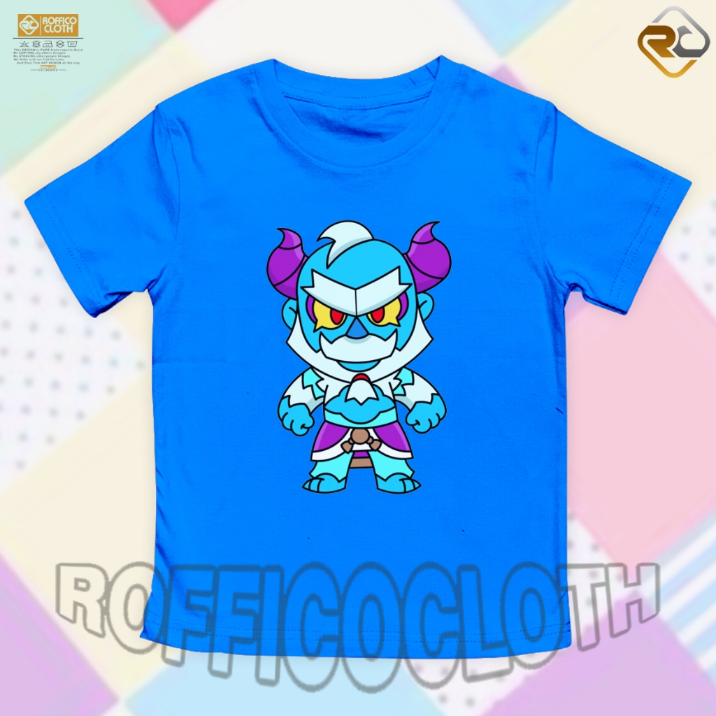 Camisa Para Niños YetI Sam | Brawl-Tela ROFFICO | Shopee Colombia