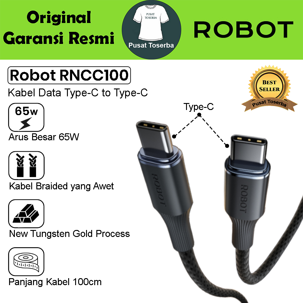 Cable De Datos De Metal De Tungsteno Trenzado Tipo C A De 65 W Para ...