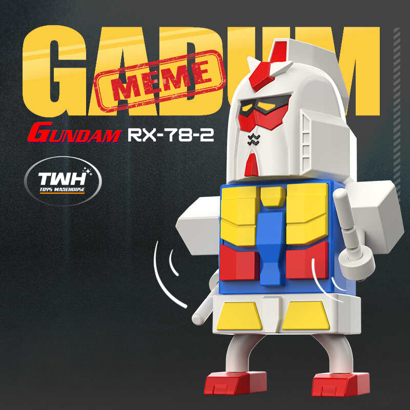RX-78-2 Figura CHIBI Y Nuestro Modelo De Juguete ROBOT MEME Completo ...