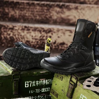  Botas militares de combate para hombre, botas altas para el  desierto, ligeras, de gran tamaño, zapatos militares, botas de  entrenamiento de seguridad, botas de policía, botas de motociclista, botas  de 