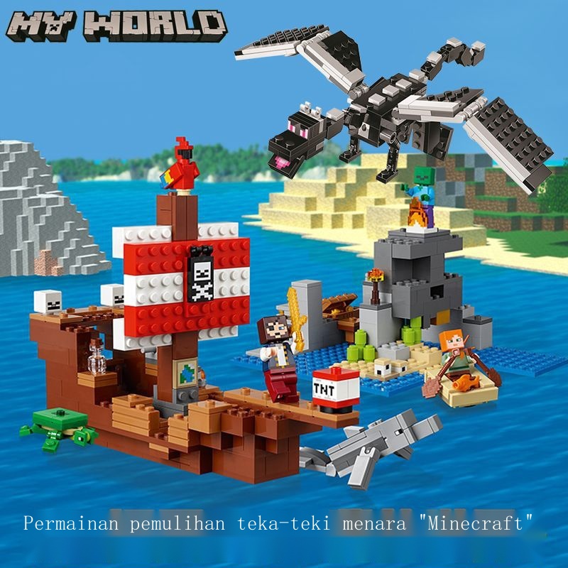 Lego discount minecraft barco