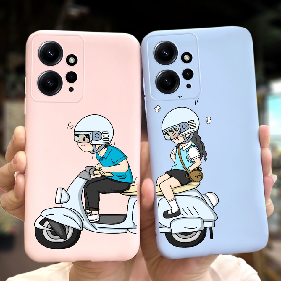 Xiaomi Redmi Note 12 4G Global Phone Casing Cute Astronaut Cactus Color  Caramelo Silicona Suave TPU Funda