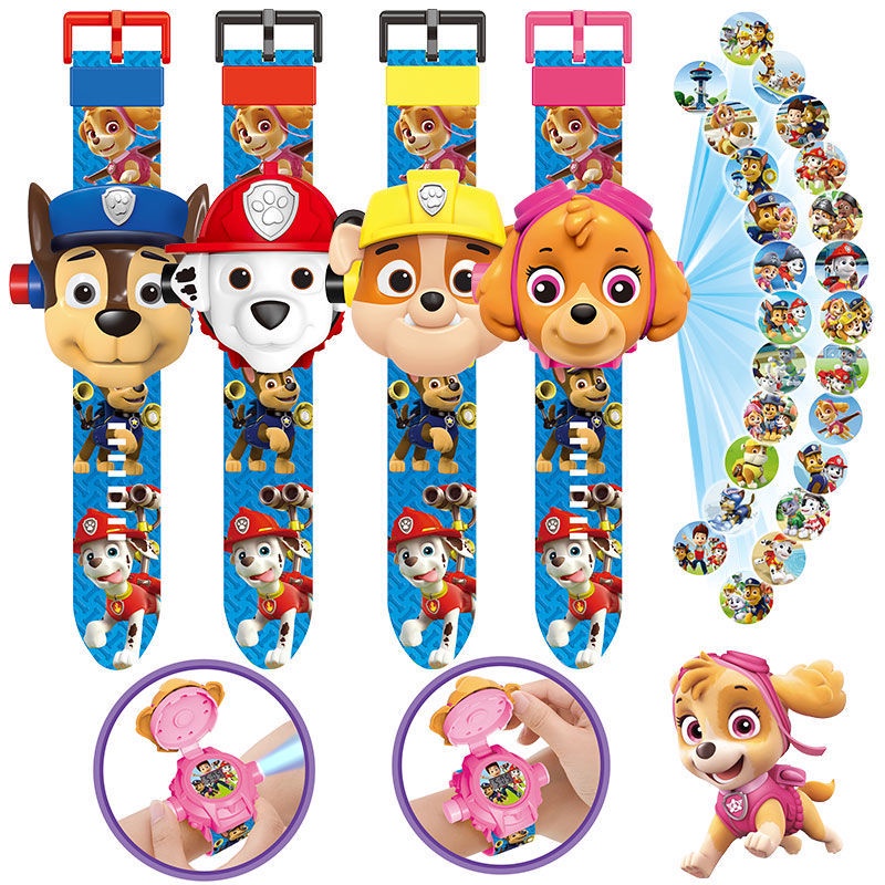 Torche Paw Patrol Avec Projection – 4 Motifs, Piles Incluses, Longueur 25 Cm – Jouet Enfant Fan De La Pat’Patrouille - 9