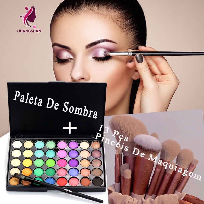 Paleta de sombras con brochas hot sale