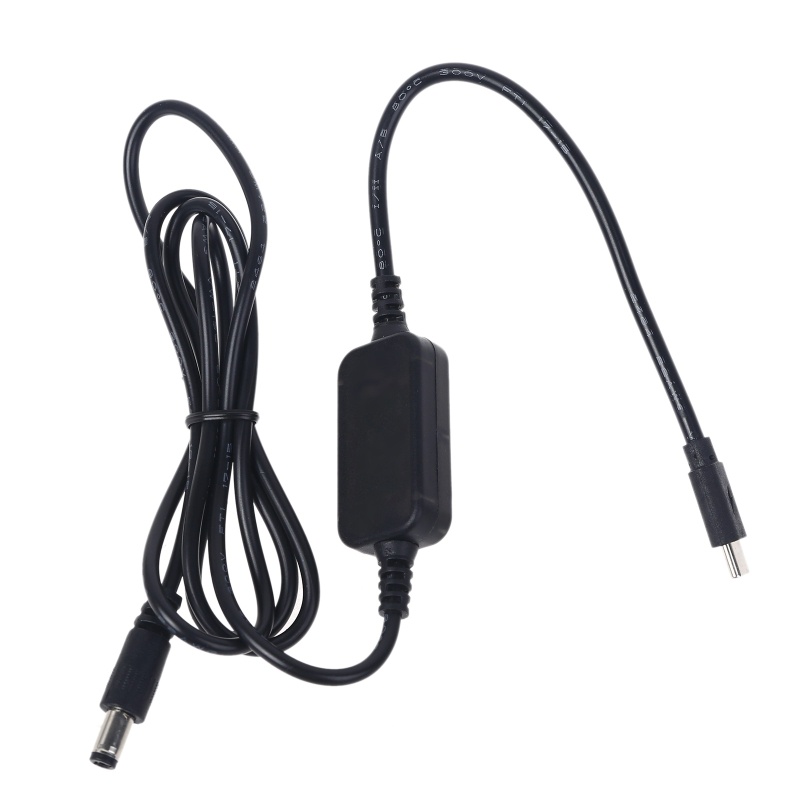 BTM PD Cable Convertidor USB C Tipo Conector Macho 12V 20V Jack 5 5x2 1mm  Módulo De Alimentación Step-up Para CCTV Cam