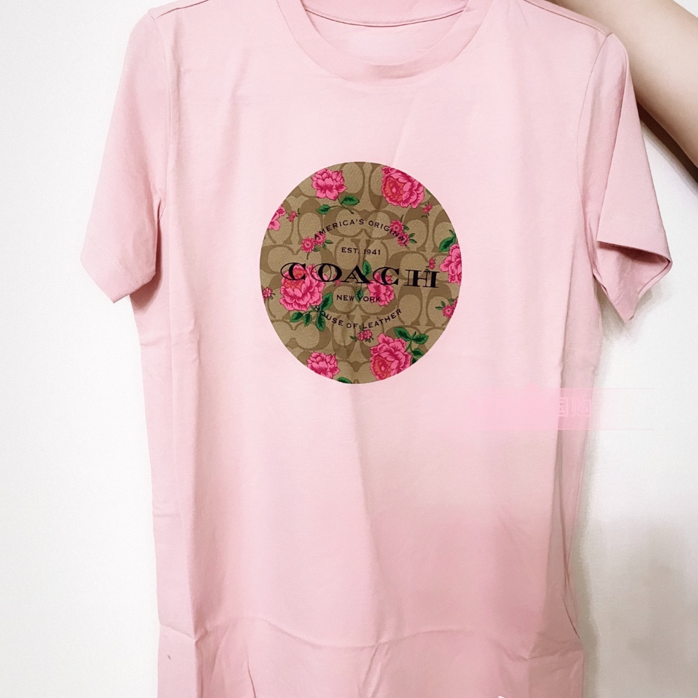 Femenino Casual Top Camiseta Floral Impresión de Manga Corta