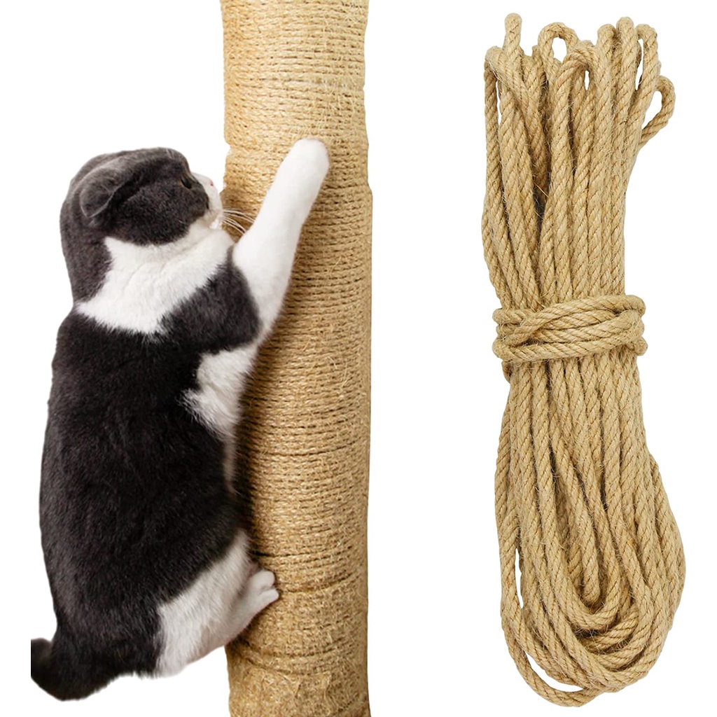 Comprar Cuerda de sisal para poste rascador para gatos, árbol para