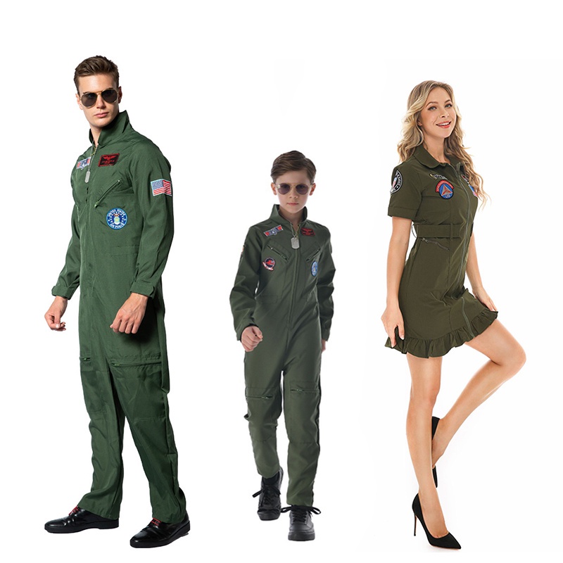 Disfraz de Militar verde para hombre