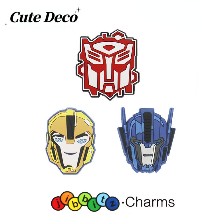 Transformers 【 Cute Deco 】 Transformadores De Dibujos Animados (3 Tipos