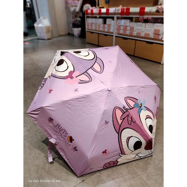 Paraguas plegable paraguas MINISO CHIP N DALE COLLECTION FIVE SUN UMBRELLA Shopee Colombia
