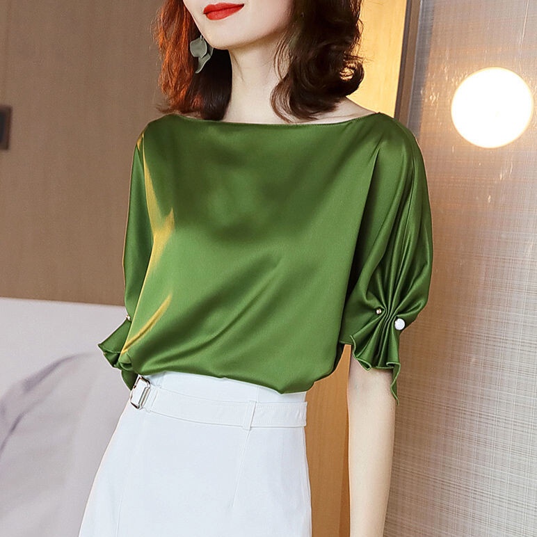 Blusas best sale verdes elegantes